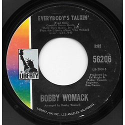 Bobby Womack Everybody's Talkin' Vinyl 7" USED