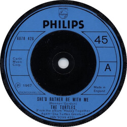 The Turtles She'd Rather Be With Me USED VINYL 7INCH 45 RPM SINGLE