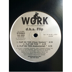 Dba Flip Flip On This USED VINYL 12INCH 33 S RPM PROMO