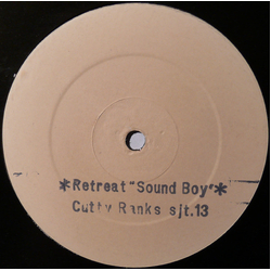 Cutty Ranks Retreat "Sound Boy" Vinyl 12" USED