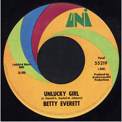 Betty Everett Unlucky Girl Vinyl 7" USED