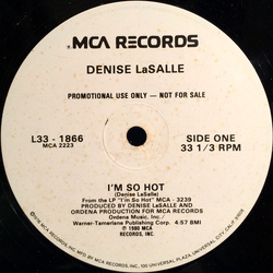 Denise LaSalle I'm So Hot Vinyl 12" USED
