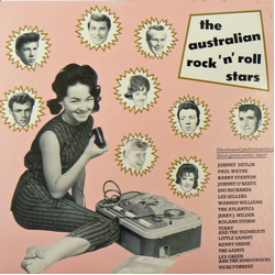 Various The Australian Rock 'n' Roll Stars Vinyl LP USED