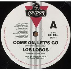 Los Lobos Come On, Let's Go Vinyl 7" USED
