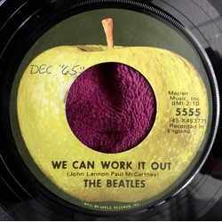 The Beatles We Can Work It Out c/w Day Tripper Vinyl 7" USED