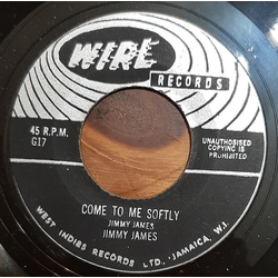 Jimmy James (2) Come To Me Softly / My Request Vinyl 7" USED