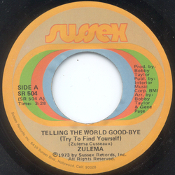 Zulema Telling The World Good-Bye / Tree Vinyl 7" USED