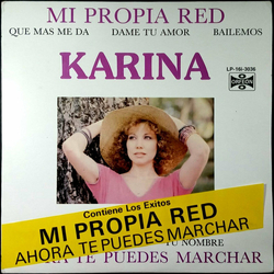 Karina (4) Mi Propia Red Vinyl LP USED