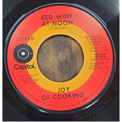 Joy Of Cooking Hush / Red Wine At Noon Vinyl 7" USED