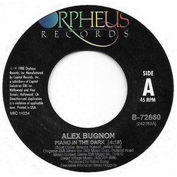 Alex Bugnon Piano In The Dark Vinyl 7" USED