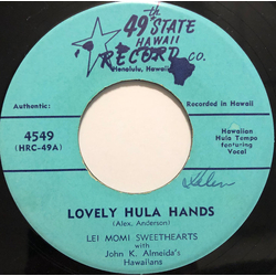 Lei Momi Sweethearts / Julia Nui's Kamaainas Lovely Hula Hands / Papakolea Vinyl 7" USED
