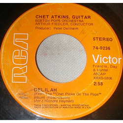 Chet Atkins / Boston Pops Orchestra / Arthur Fiedler Delilah Vinyl 7" USED