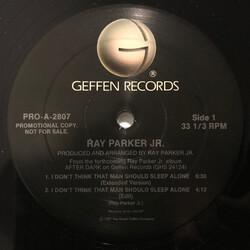 Ray Parker Jr. I Don't Think That Man Should Sleep Alone Vinyl 12" USED