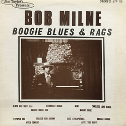 Bob Milne Boogie, Blues & Rags Vinyl LP USED