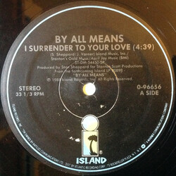 By All Means I Surrender To Your Love / We're Into This Groove Vinyl 12" USED