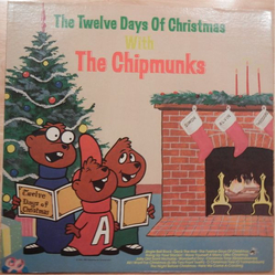 The Chipmunks The Twelve Days Of Christmas With The Chipmunks Vinyl LP USED