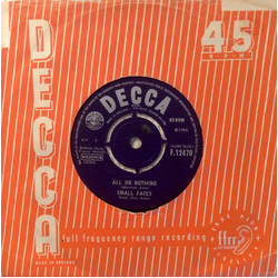 Small Faces All Or Nothing Vinyl 7" USED