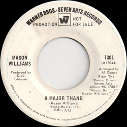 Mason Williams A Major Thang Vinyl 7" USED