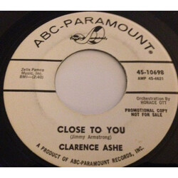 Clarence Ashe Close To You USED VINYL 7INCH 45 RPM SINGLE PROMO