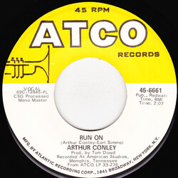 Arthur Conley Run On / Speak Her Name USED VINYL 7INCH 45 RPM SINGLE