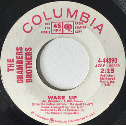 The Chambers Brothers Wake Up USED VINYL 7INCH 45 RPM SINGLE PROMO STYRENE