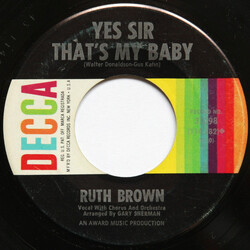 Ruth Brown Yes Sir That's My Baby USED VINYL 7INCH SINGLE 45 RPM