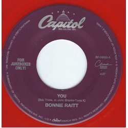 Bonnie Raitt You Vinyl 7" USED