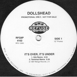 DollsHead It's Over, It's Under VINYL 12" USED