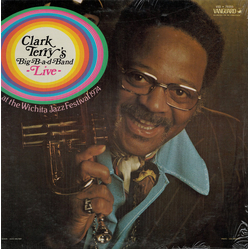 Clark Terry's Big Bad Band Clark Terry's Big-B-a-d-Band Live At The Wichita Jazz Festival 1974 Vinyl LP USED