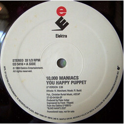 10,000 Maniacs You Happy Puppet Vinyl 12" USED