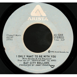 Bay City Rollers I Only Want To Be With You Vinyl 7" USED