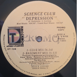 Science Club Depression Vinyl 12" USED