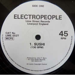 Electropeople Sushi Vinyl 12" USED