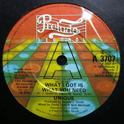Unique (5) What I Got Is What You Need Vinyl 7" USED