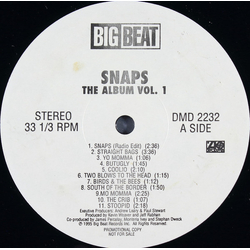 Various Snaps: The Album Vol. 1 Vinyl LP USED