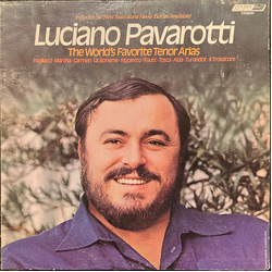 Luciano Pavarotti The World's Favorite Tenor Arias Vinyl LP USED