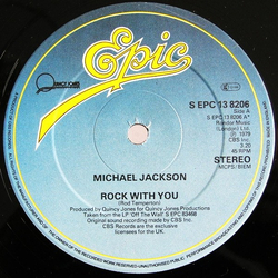 Michael Jackson Rock With You Vinyl 12" USED
