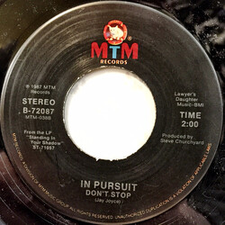 In Pursuit (2) Thin Line USED VINYL 7INCH 45 RPM SINGLE STEREO