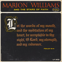 Marion Williams / The Stars Of Faith Let The Words Of My Mouth Vinyl LP USED