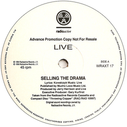 Live Selling The Drama Vinyl 12" USED