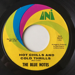 The Blue Notes (3) Hot Chills And Cold Thrills Vinyl 7" USED