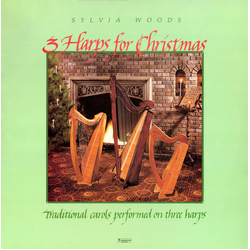 Sylvia Woods 3 Harps For Christmas (Traditional Carols Performed On 3 Harps) Vinyl LP USED