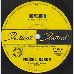 Procol Harum Homburg Vinyl 7" USED