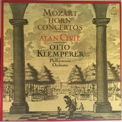 Wolfgang Amadeus Mozart / Alan Civil / Otto Klemperer / Philharmonia Orchestra Horn Concertos Vinyl LP USED