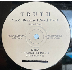 Truth (26) Jam (Because I Need That) Vinyl 12" USED
