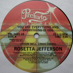 Rosetta Jefferson You Are Everything And Everything Is You Vinyl 12" USED