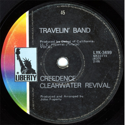Creedence Clearwater Revival Travelin' Band / Who'll Stop The Rain Vinyl 7" USED