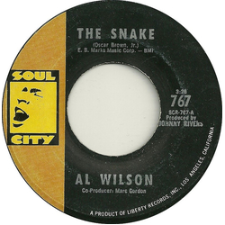 Al Wilson The Snake Vinyl 7" USED