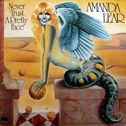 Amanda Lear Never Trust A Pretty Face Vinyl LP USED
