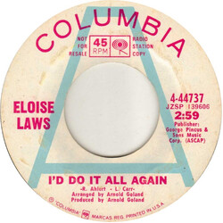 Eloise Laws I'd Do It All Again USED VINYL 7INCH PROMO